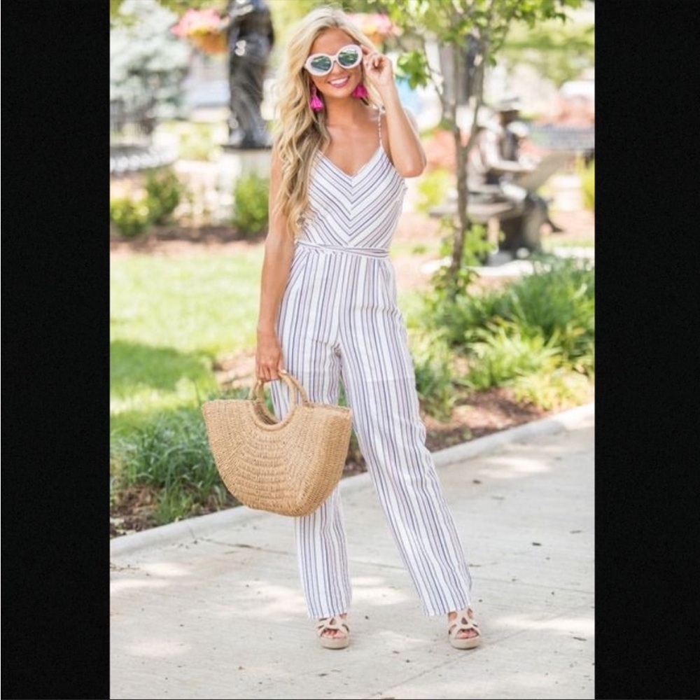 NWT Pink Lilly Jumpsuit